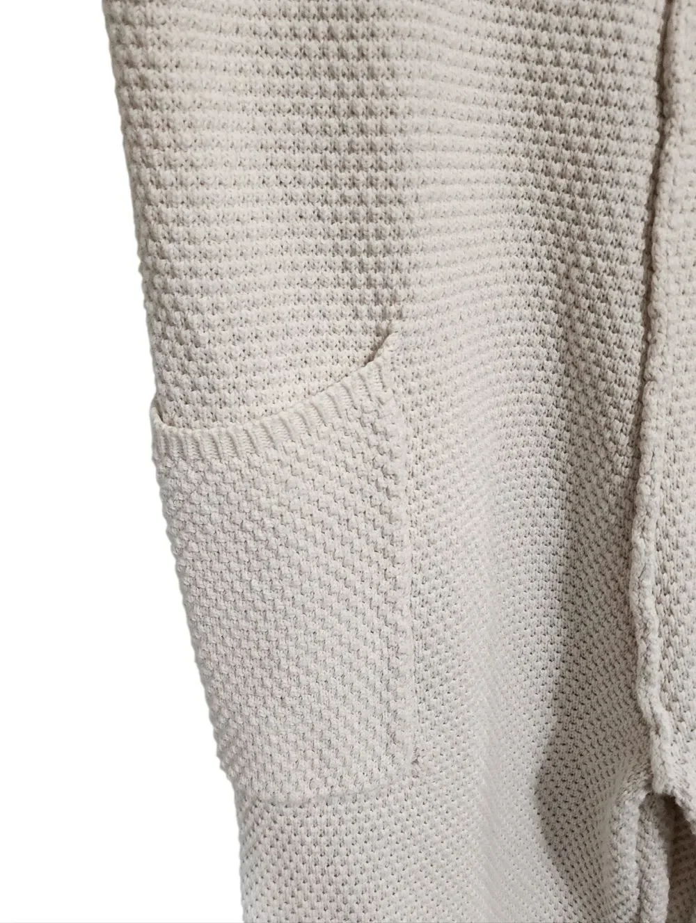 By Together Cream Crocheted Jumpsuit Overalls S Cotton Granola Indie Minimalist